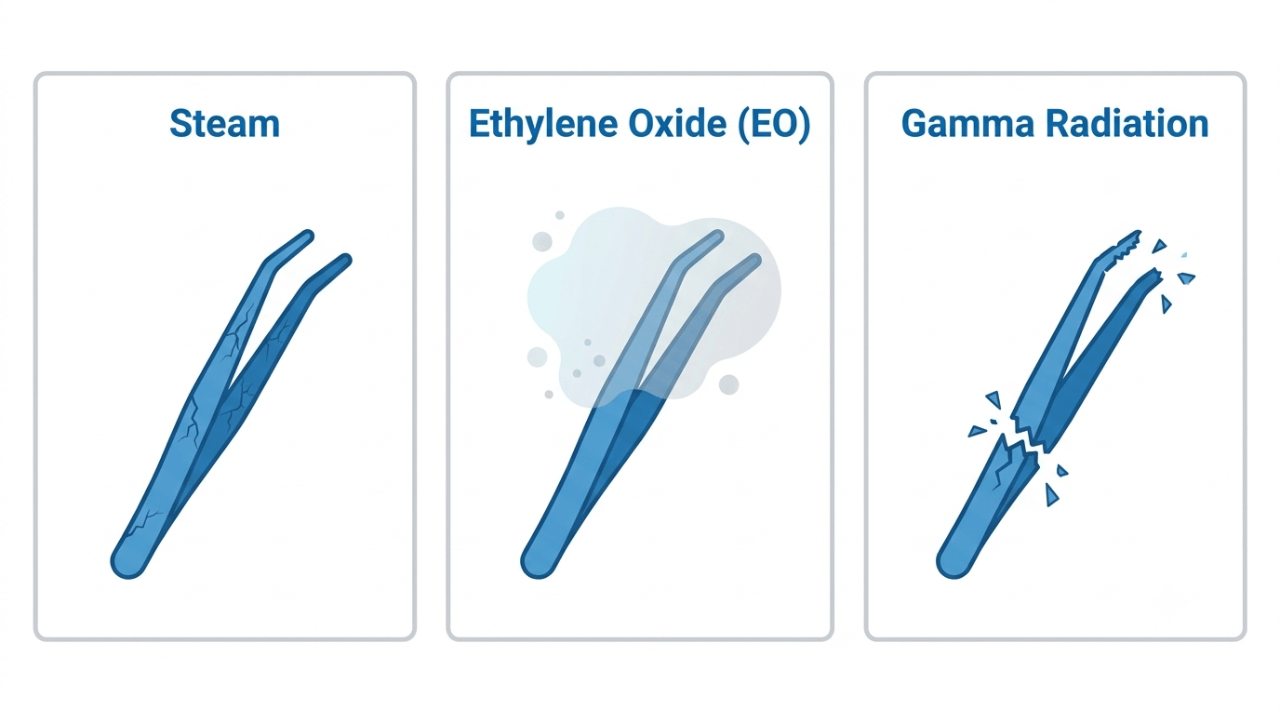Steam Ethylene Oxide (EO) and Gamma Radiation infographic