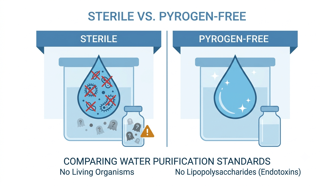 Compare water purification standards